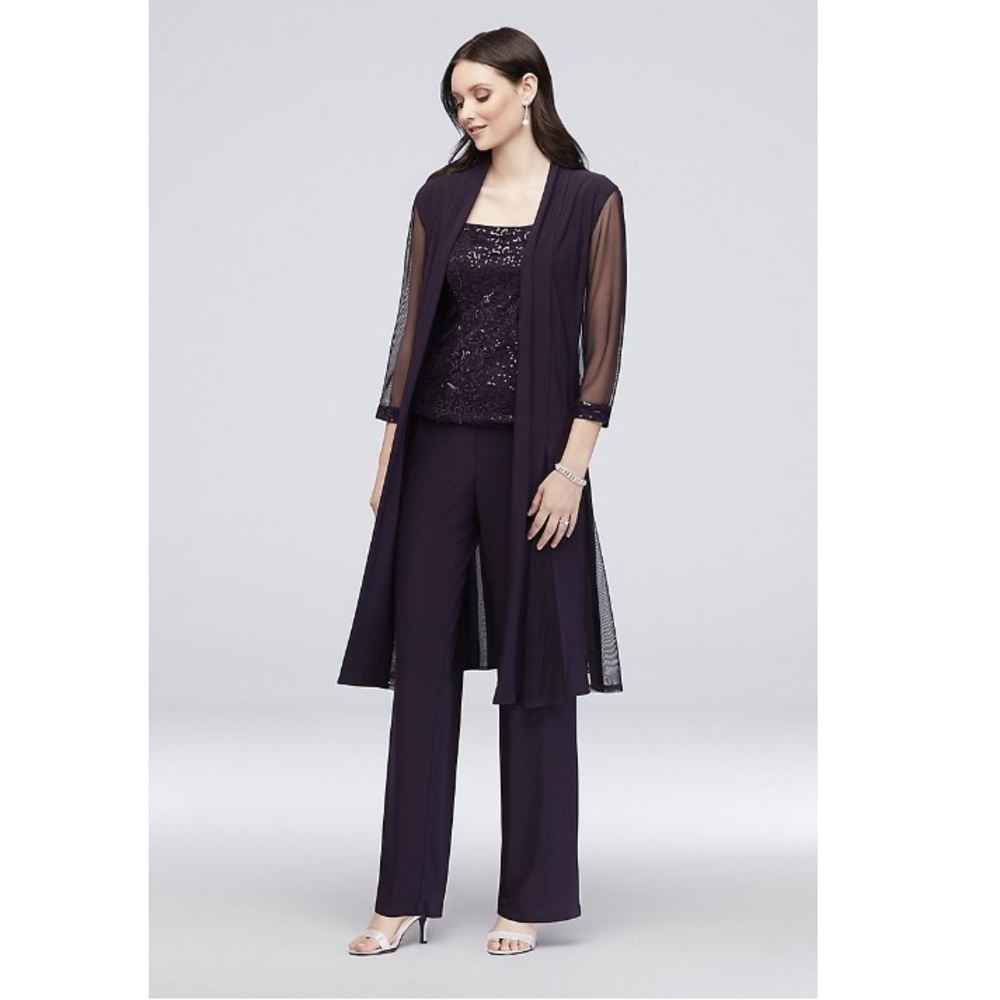 3 piece pantsuit- mother of the bride